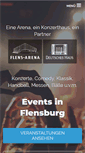 Mobile Screenshot of events-flensburg.de